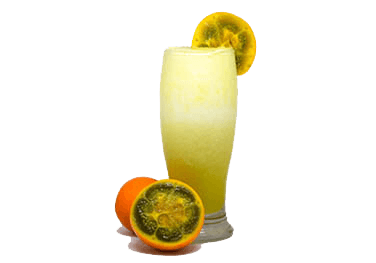 Jugo natural en agua